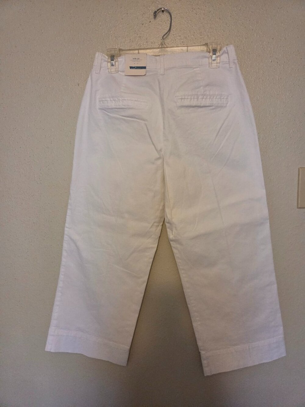 Old Navy NWT White Wide Leg Pants Size 6 Regular 35" Length